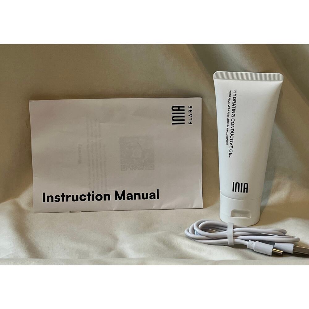 INIA FLARE 3-in-1 Red Light Microcurrent Facial Beauty Device + Gel - Picture 8 of 8
